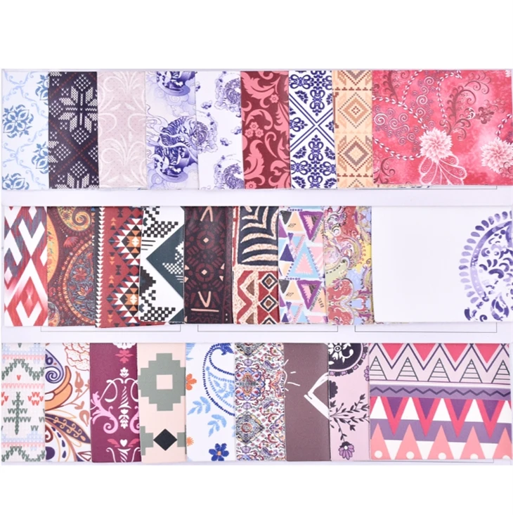 Patroon Bloem Bedrukte Vellen Vinyl Stof Kunstmatig Pvc-leer