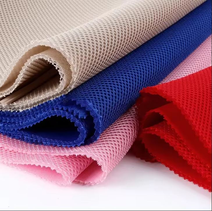 Polyester gebreide 3D Air Mesh ademende stof 100% polyester gebreide autostoelbekleding