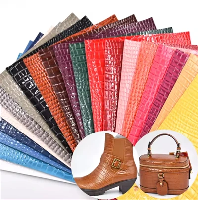 Krokodilontwerp Patent PVC synthetisch vinyl kunstleer