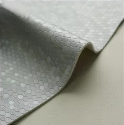 Fabriek Groothandel Kunstmatig Materiaal Stof Geëmbosseerd PVC Synthetisch Leer Voor Tassen
